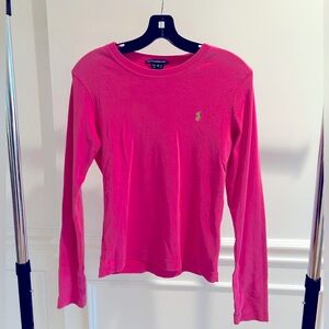 Ralph Lauren Pink Long Sleeve Tee